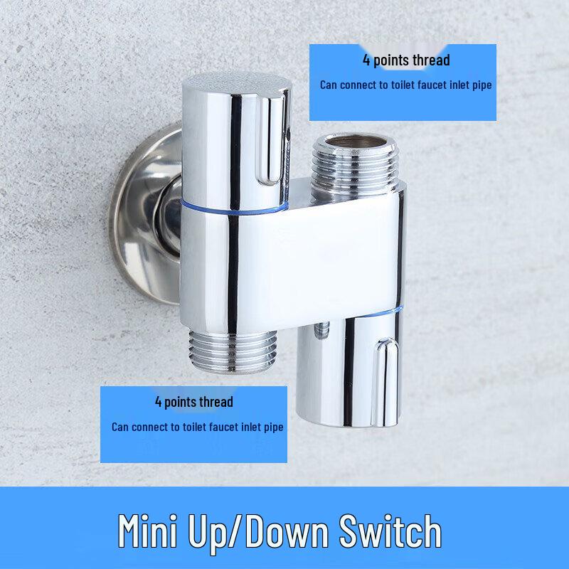 Anica Enjoy Dual-Control Angle Valve 3-Way Diverter for Washing Machines