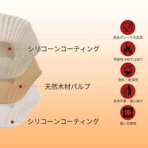 AiQInu Air Fryer Paper, Square Shape, Tempura Paper, Oil Paper, 16cm Inner Diameter, Pack of 100, Heat Resistant up to 230C, Cooking Sheets, Suitable