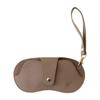 Morbida Borsa per Occhiali in Ecopelle con Motivo Litchi Custodia Retrò per Occhiali da Sole Custodia Portatile per Montature da Miopia Semplice Borsa per Occhiali