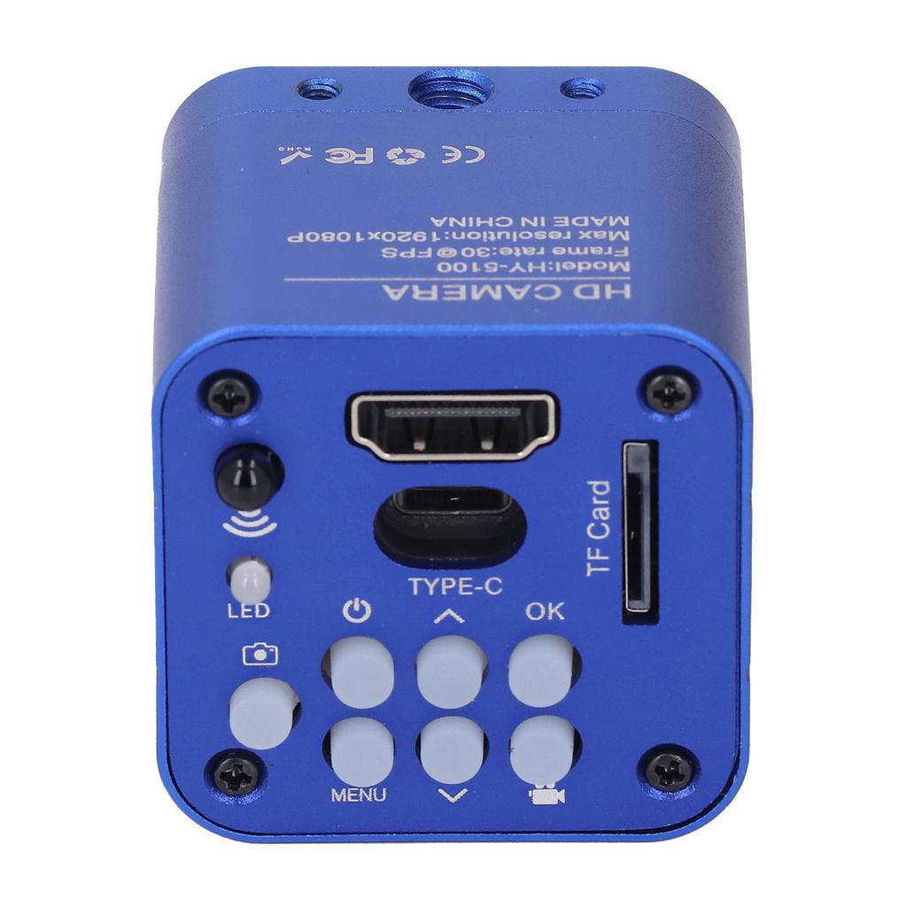 Industrial Microscope Camera HY 5100 Electronic Eyepiece 1080P 24MP USB HD Electronic Digital Video Recording EU Plug