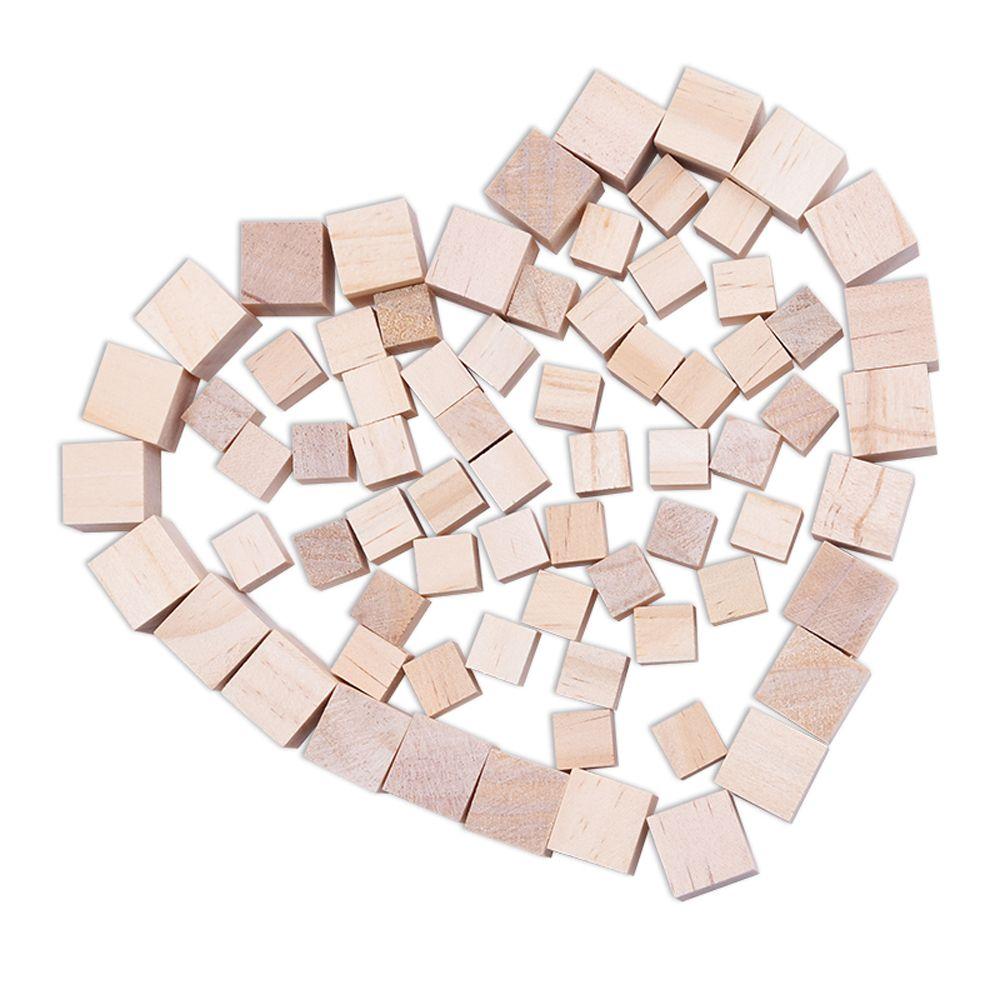 Hardwood Blocks Photo Blocks Natural Wood Wood Blocks Square Cubes Wooden Cubes Natural Solid Cube