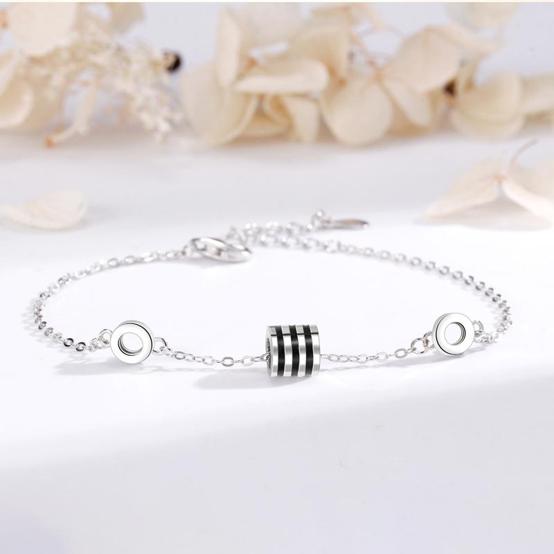 

Новый маленький браслет на талию женский корейская версия Ins браслет с розой нишевый дизайн двойное кольцо для девушки ручное украшение