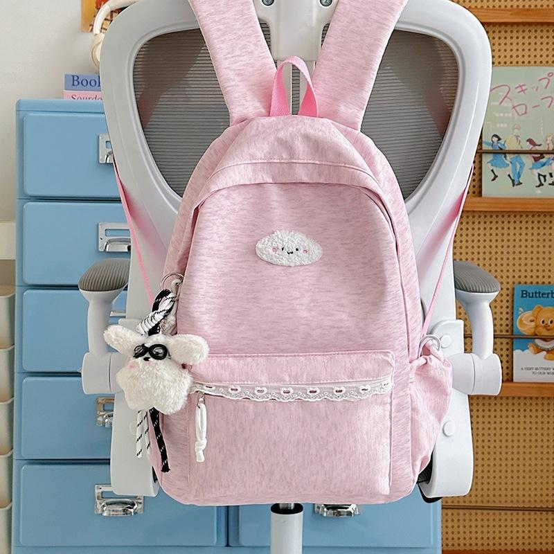 Schoolbag new Mori versatile sweet college student schoolbag high value niche lightweight backpack leisure spring outing backpack