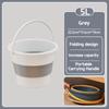 Silicone Bucket for Fishing Folding Bucket Car Wash Outdoor Fishing Supplies Square 17L Bathroom Kitchen Camp Bucket