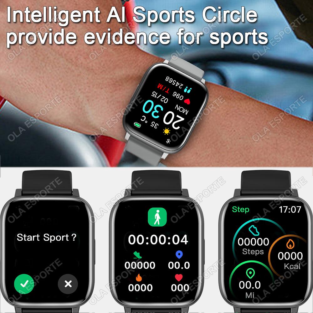 Smart Watch  Bluetooth Call Sleep Heart Rate Health Monitoring GPS Watches for Men Women Sport Fitness Waterproof Smartwatch