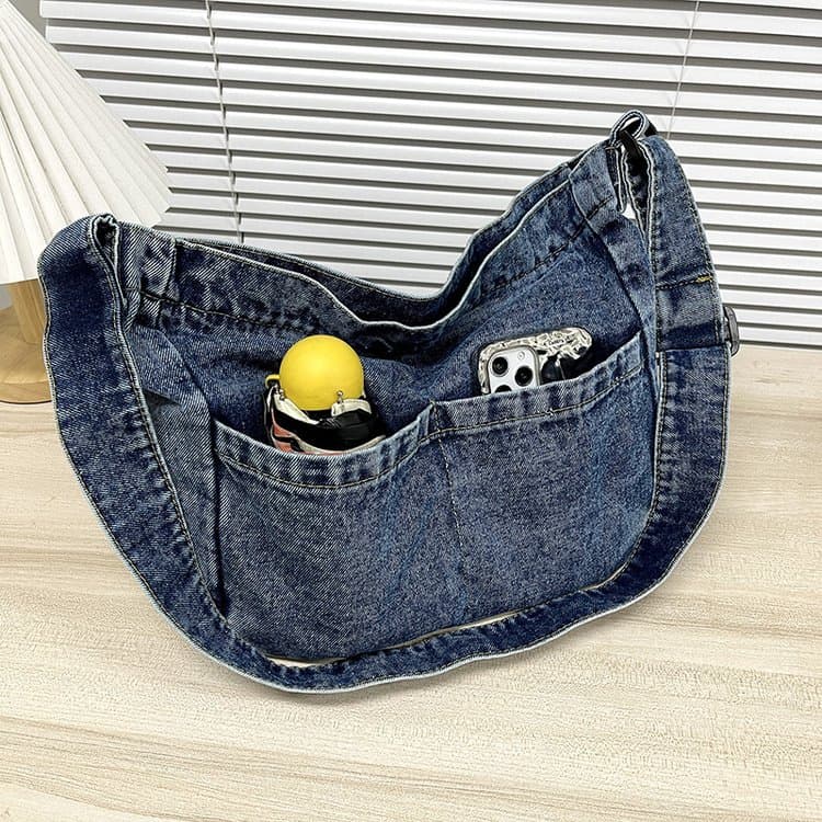 Ladies Washed Denim Bag Crossbody Bag Shoulder Bag