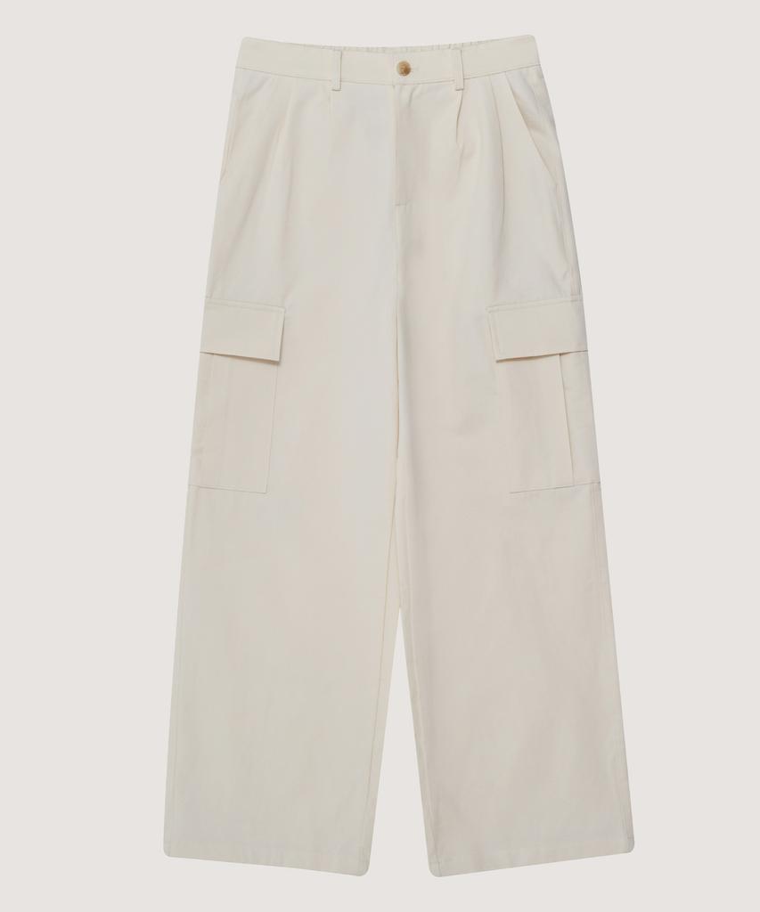 BONATSPALETTE Bp Wide Elastic Waist Cotton Cargo Pants_5 Colors
