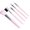 5Pcs Pink Makeup Brush Set Foundation Brush Eye Shadow Brush Eyebrow Comb Blush