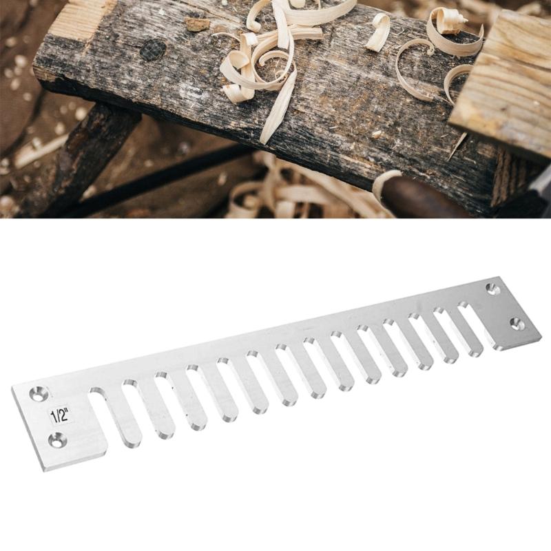 Multifunction Woodworking Tool Aluminium Practical Semipermeable Tenoner Pitch Dovetail Template Router Template