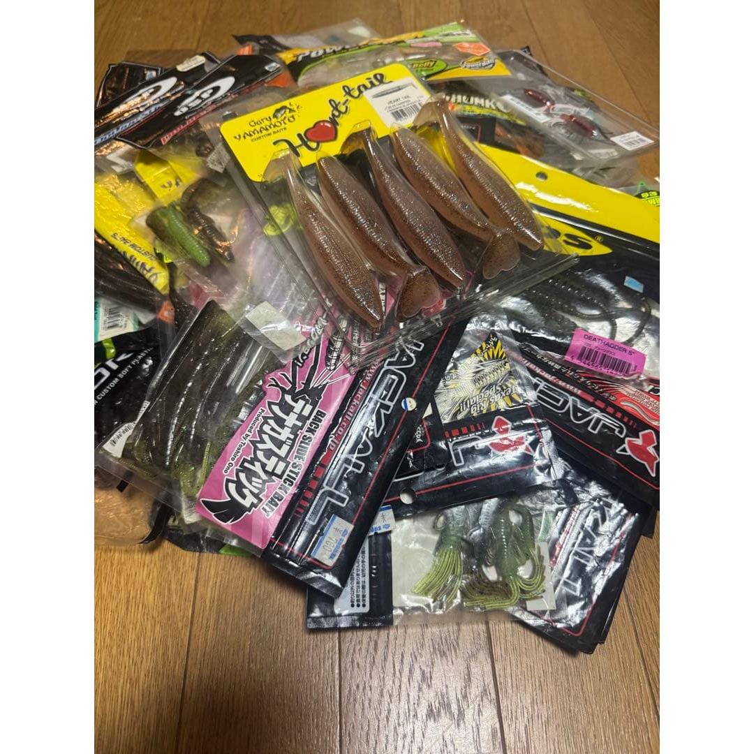 Used !!Discount possible!! Bass fishing worm retired item bulk sale