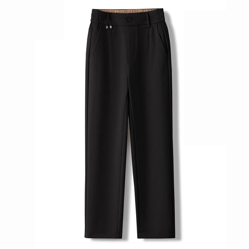 Women's High-Waist Slimming White Harem Pants - Summer 2024 Casual Nine-Point Trousers