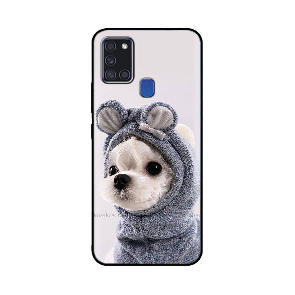 For Samsung A21S Case Silicone Back Protector Phone Soft TPU Bumper Case On For Samsung Galaxy A21s GalaxyA21s A 21s A217 Cover