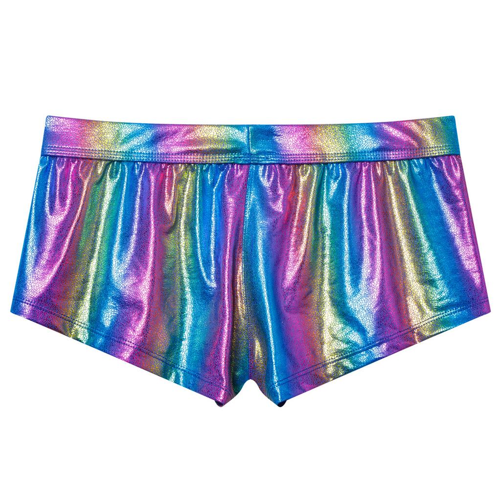 Boxer JOCKMAL Lederähnliches Material mit glänzender reflektierender Oberfläche Mode Sexy Herren Boxershorts Club Party Herrenshorts Unterhosen