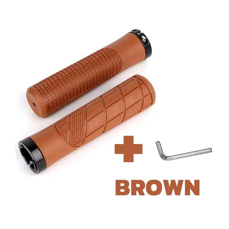 Lockable Anti-Slip Bicycle Handle Cover Wear-Resistant Comfortable for City Commute Mountain Riding