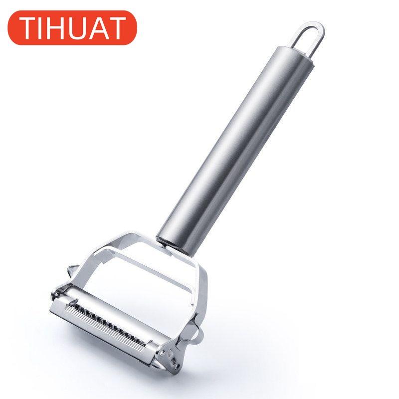 

Кухонные принадлежности Инструменты для готовки Овощечистка из нержавеющей стали Овощечистка Двойная терка для резки 1pcs