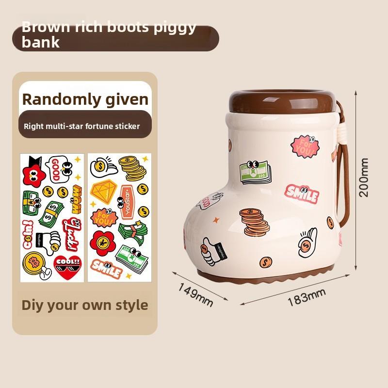

Money Box House Shaped Piggy Bank Dopamine Piggy Bank Home Decor Boys Girls Festival Gifts Stored Taken Toy Storage Boxes