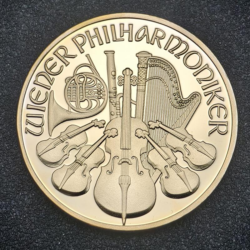 Austria Vienna Philharmonic Orchestra 2024 Commemorative Gold & Silver Coin Medal