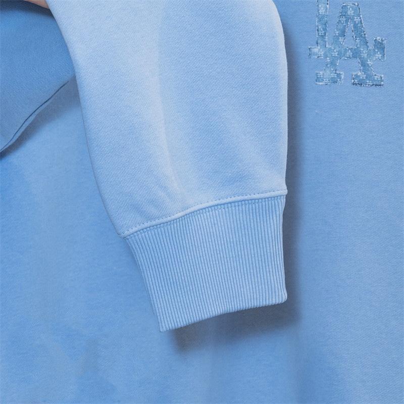 New MLB Los Angeles Dodgers Sweatshirt Unisex Sky Blue 3AMTM0851-07SBS