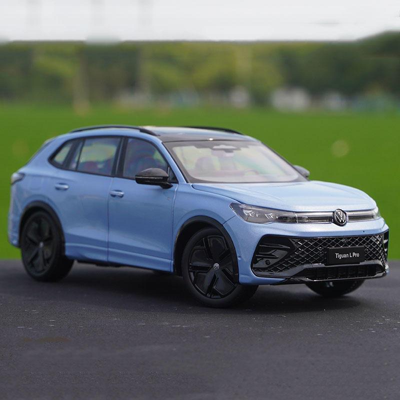 TCFJN1 1:18 2025 VW Tiguan L PRO SUV Alloy Car Model Diecasts Metal Vehicles Car Model High Simulation Collection Kids Gifts Decoration