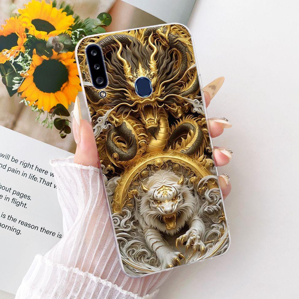 Clear Cover For Samsung A20s Case SM-A207F Cute Fashion Butterfly Funny Painted Casing For Samsung Galaxy A20s SM-A207M SM-A2070