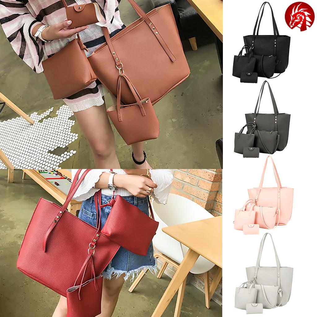 Комплект женских сумок 4 штуки купить недорого — выгодные цены ...