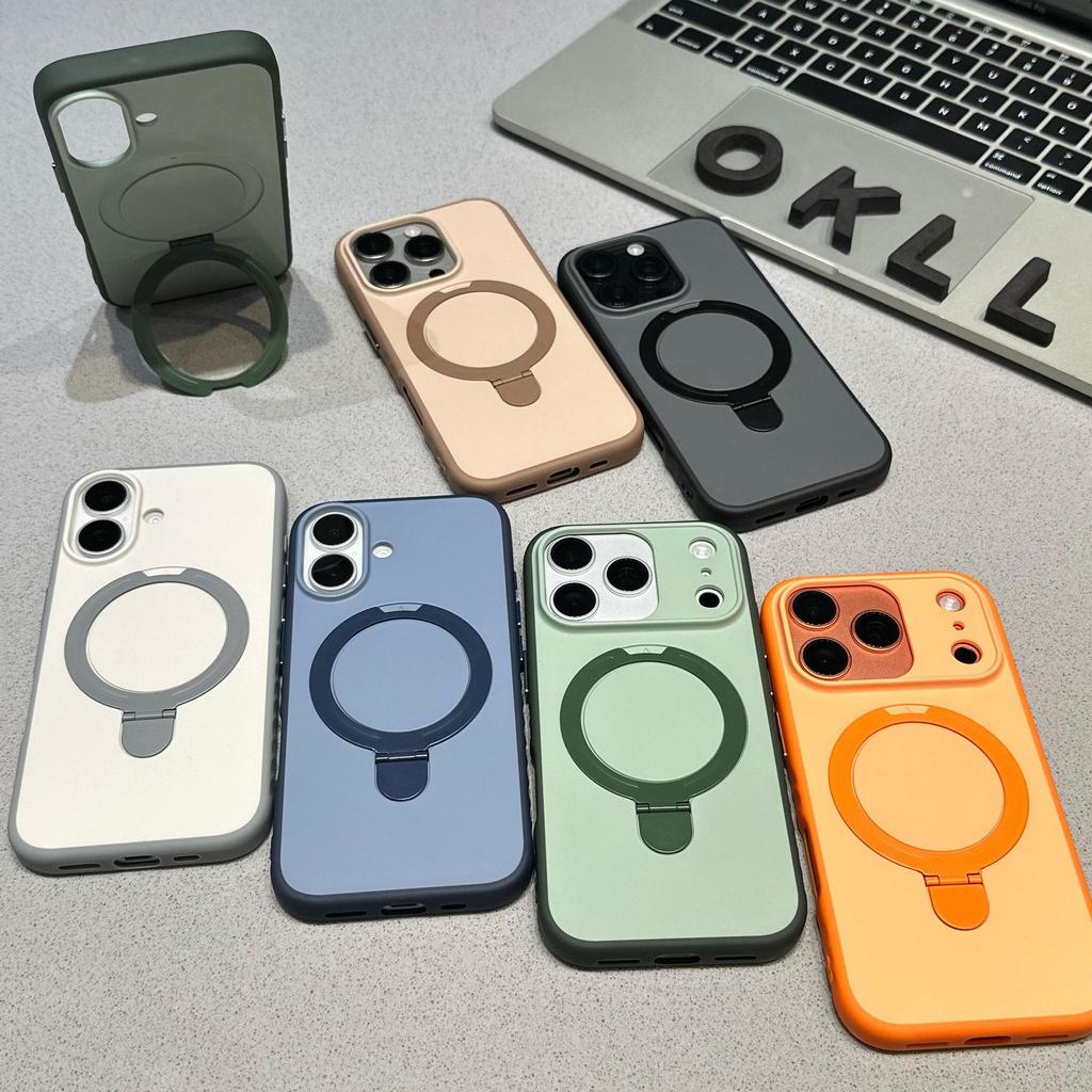 Dual-Color Magnetic iPhone 17 PRO MAX Anti-Slip Case with Apple 16 Drop-Proof Full Coverage