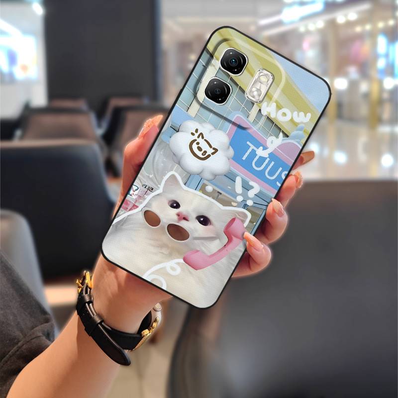 Dirt-resistant Couple Phone Case For infinix Hot50i/Smart9/X6531/X6532 Fashion Design Cute TPU Graffiti Back Cover