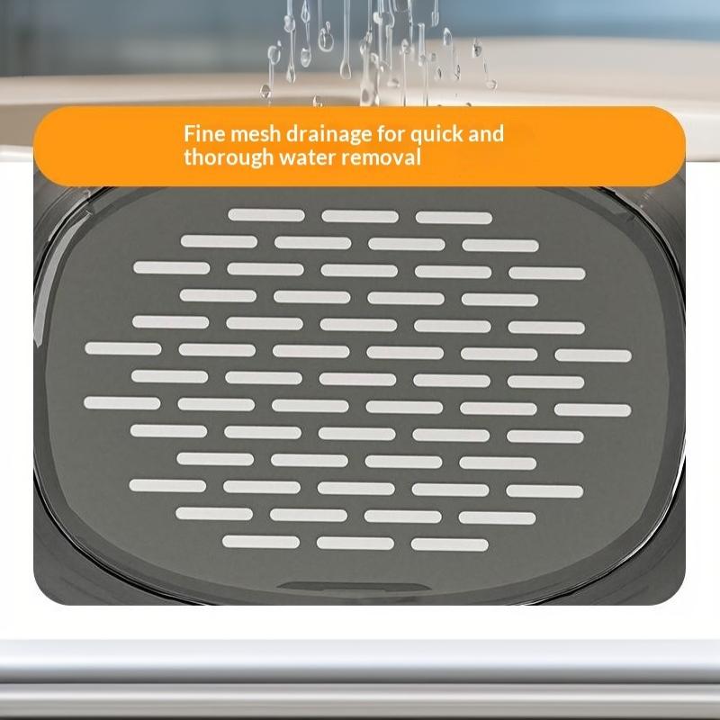 Sink Hanging Drain Basket Heat Resistant Food Grade Kitchen Vegetable Washing Drain Rack for Kitchen Food Scrap Filtering