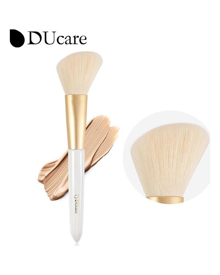 DUcare 14pcs Powder Makeup Brush Single Soft Nylon Hair White X1 Series For Eye Shadow Eyebrow Foundation Liquid Lip Brushes for Makeup
