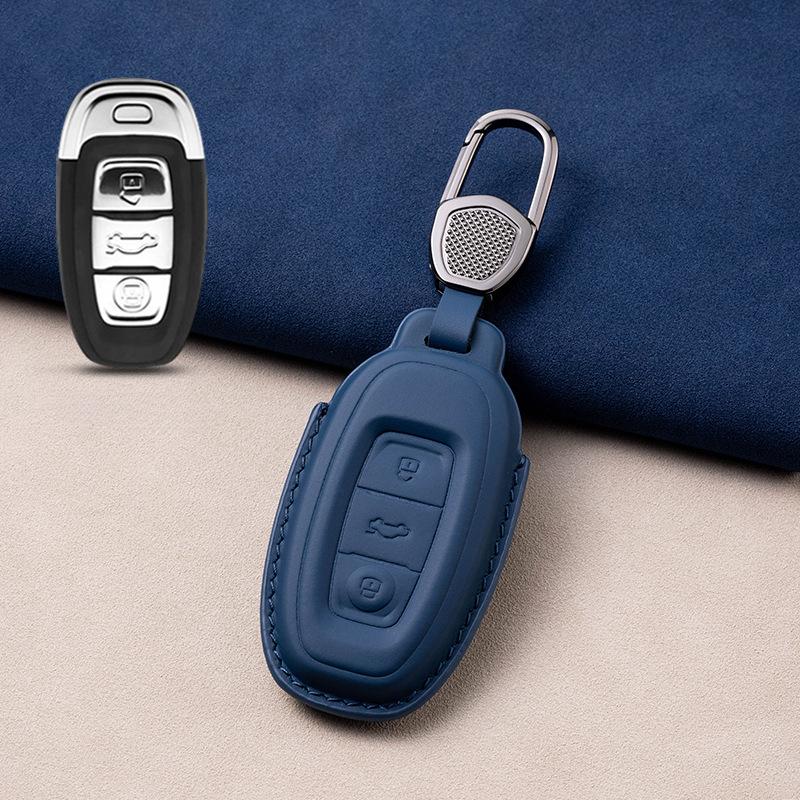 Luxury  Leather Car Key Cover for FAW Hongqi HS5 H5 H9 HS7 H7 L5 HS3 L9 HS9 Shell Case Workmanship Like Silk
