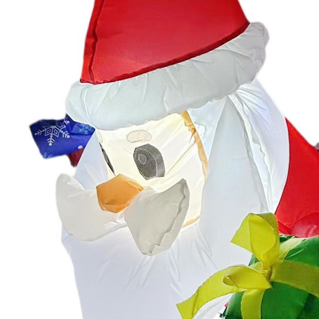 Christmas Inflatable Santa Claus Light up Yard Decoration Large for Patio