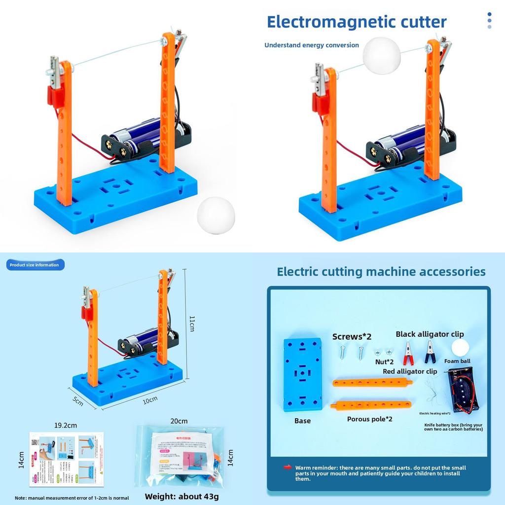 Science Diy Heat Cutting Machine Physics Experiment Kit For Kids Creative Learning