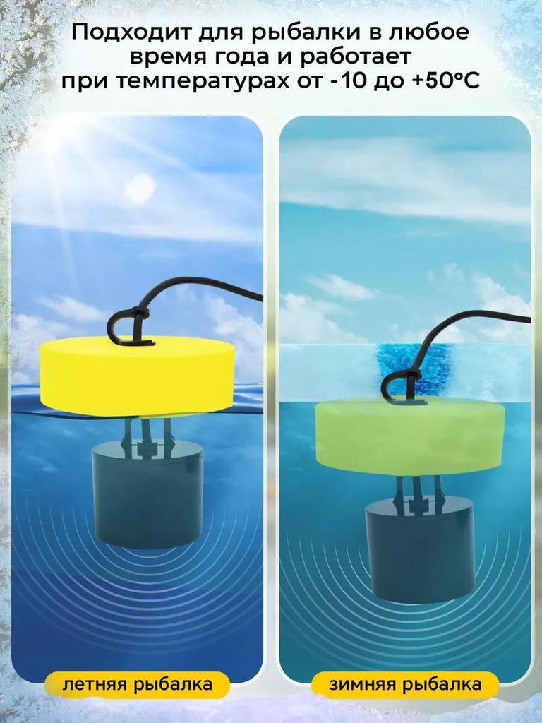 Smart Fish Finder: Easy 100M Probe with Depth Detection and Wired Positioning for Power-Efficient Fishing