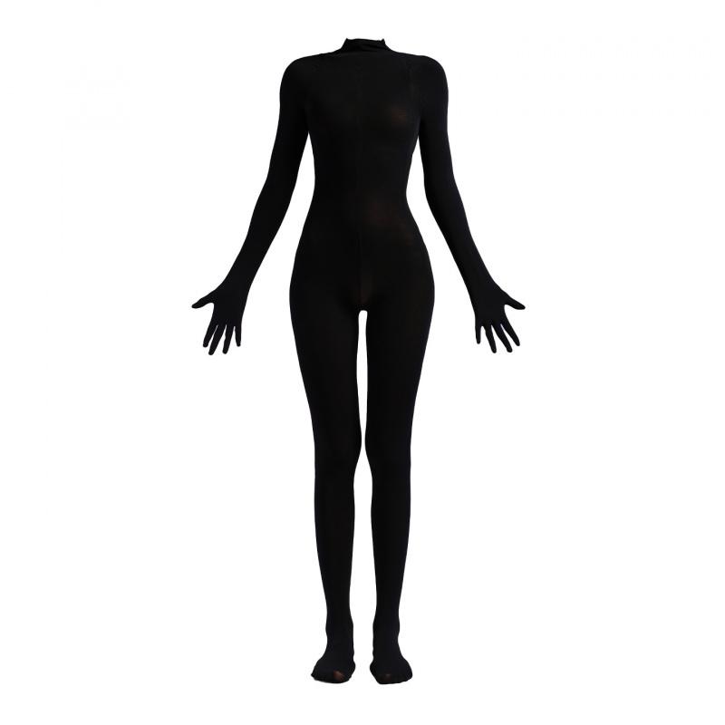 Plus Size One-piece Stockings 12 Velvet Five-finger Full Package Pantyhose Men and Women Sexy Seamless Tight Bodysuit