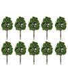 WINOMO Tree Model Model Trees for Miniature Educational Set of 9cm Trees, Railways, Buildings, Gardens, Landscapes, - 20, Approx. (Dark Green)
