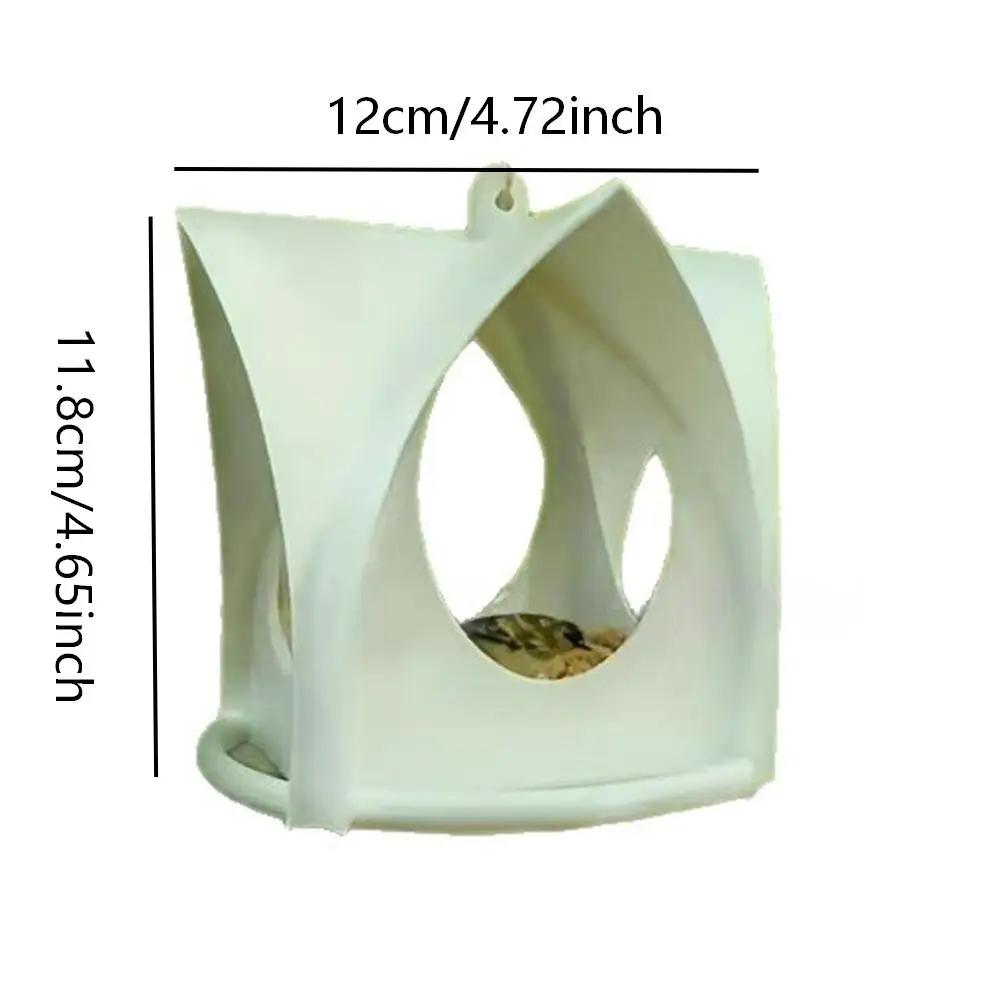 

Practical Bird Feeder: Attract And Nourish Your Feathered Friends Bird Feeders Bird Feeder Hanging Outdoor Garden білий