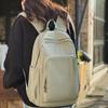 Student Schoolbag Women's Large Capacity Solid Color Backpack Men's Travel Backpack