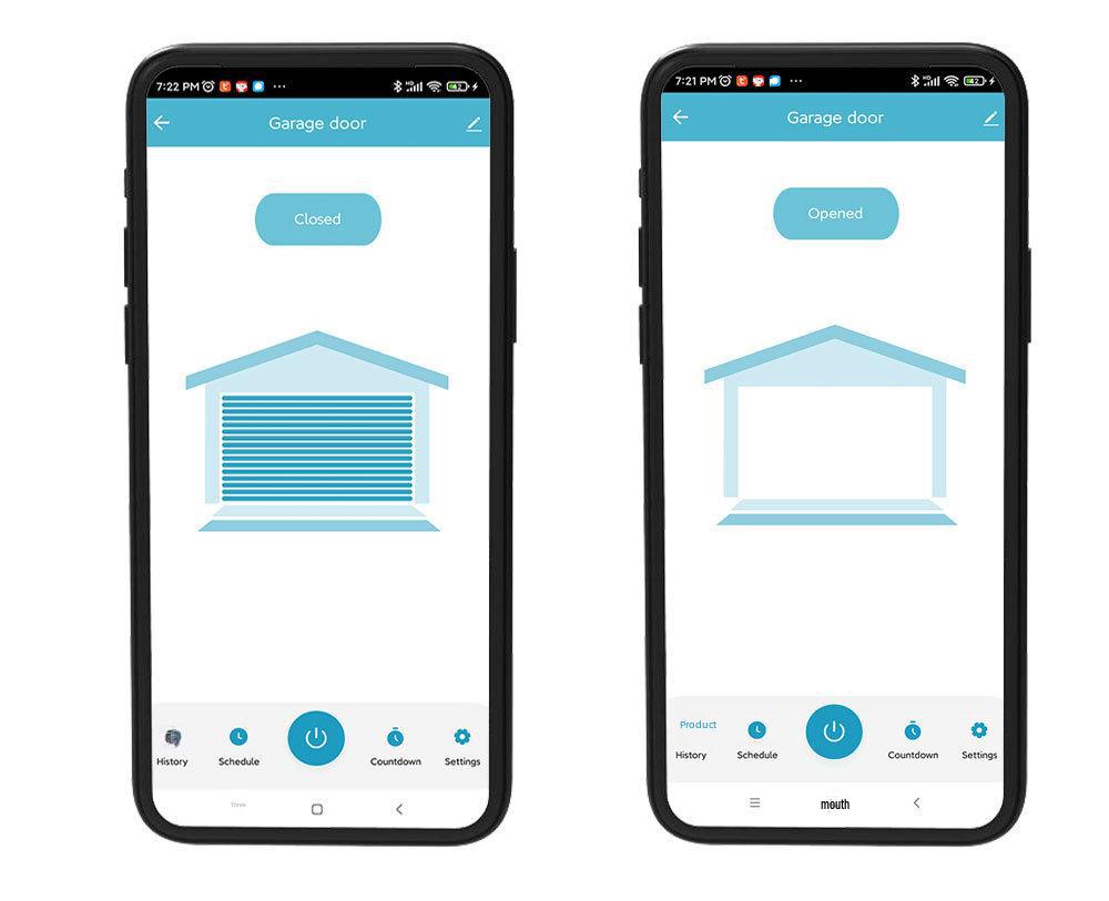 Tuya WiFi Garage Door Controller and Smart App Opener