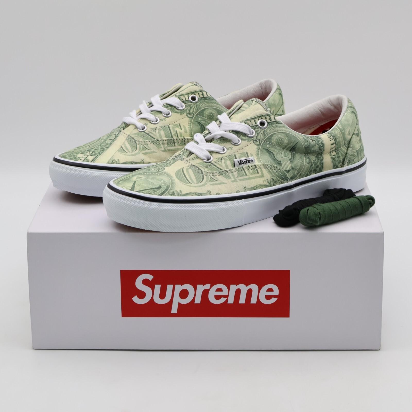 VN0A5FC9GRN Supreme Vans Doller Era Зеленый Белый (Мужской) 7.5