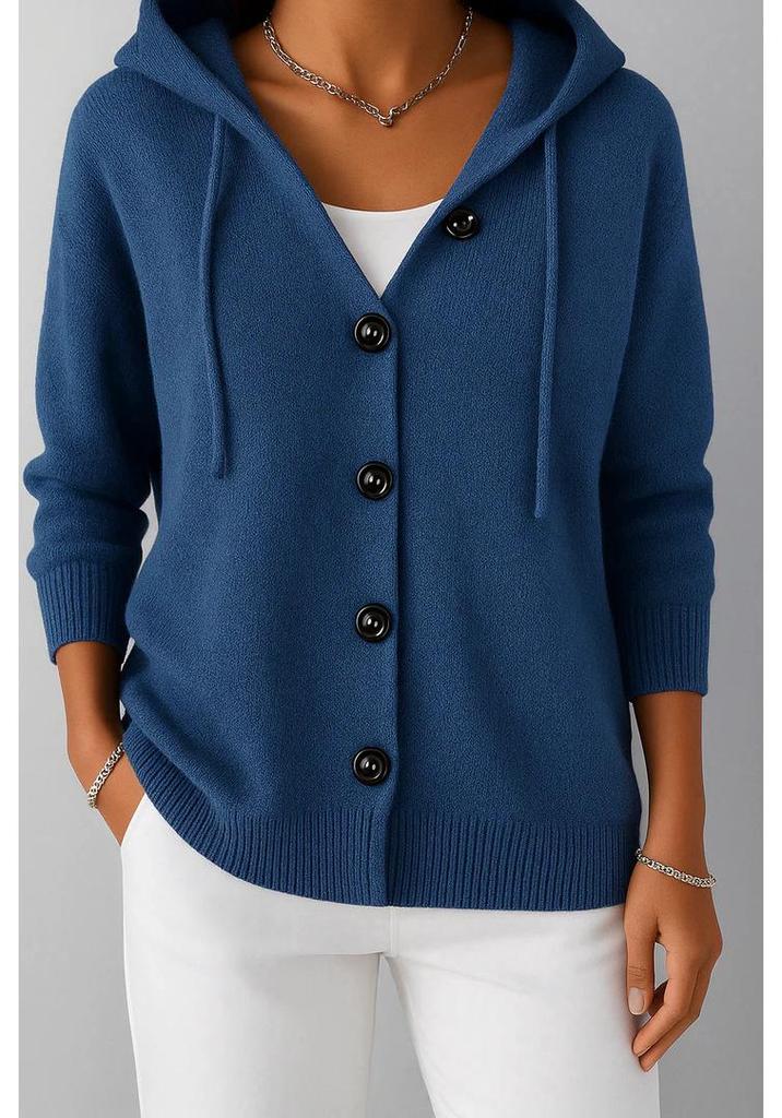 2026 Korean Retro Style Slimming Hooded Sweater