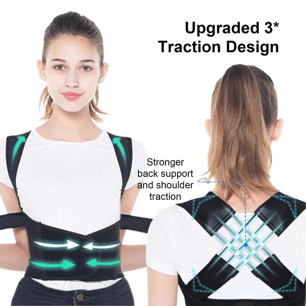 Houkea Back Support Orthosis-Breathable Posture Corrector for Children and Adults to Correct Back Spinae