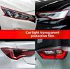 30*120cm Clear Light Covering Film Car Clear Tint Headlight Taillight Vinyl Film Fog Light Rear Lamp Tint Film Sticker Decal