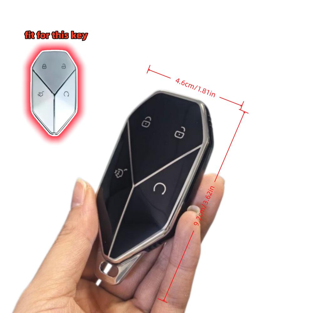 S/Lot Car Key Case Covers  For Byd Leopard 5 Leopard 8 Key Fob Covers