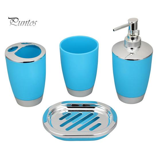 6 Teile/satz Badezimmer Kit Lotion Flasche Mundwasser Tasse Zahnbürste Tasse Seife Box WC-Bürste Mülleimer Set Toilettenartikel Veranstalter