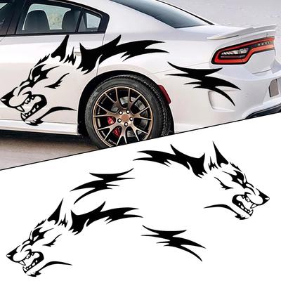 Car Accessories Sticker Coyote Wolf Door Side Pickup Vehicle