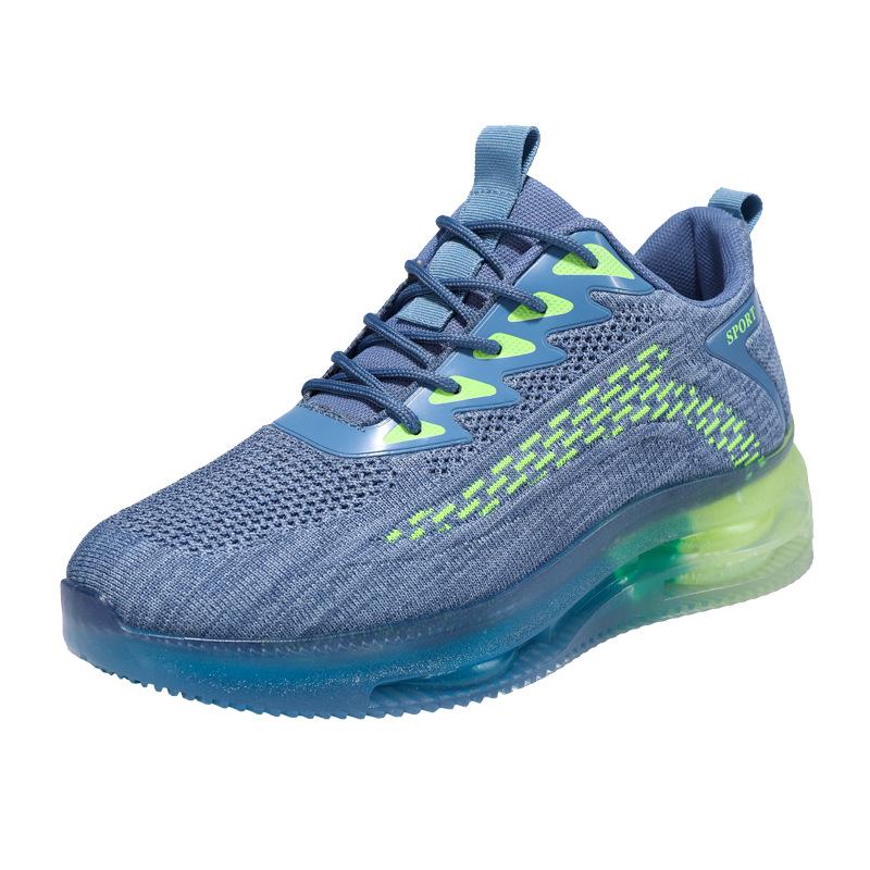 

New men s shoes fashion jelly sole breathable fly-woven casual shoes student running sports shoes foreign trade men s shoes 39