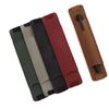 1PC Leather Pen Sleeve with Elastic Band Pen Clip for Notebook, Fountain Pen Protective Case Pouch