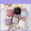 Stylish Mini Children's Handbag With Trendy Quilted Design And Sweet Heart Pattern