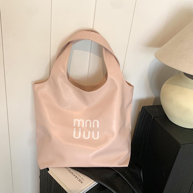 

[NewSimple одноплечевая большая вместительная сумка-тоут женская модная通勤 повседневная наплечная сумка сумка-подмышка розовый