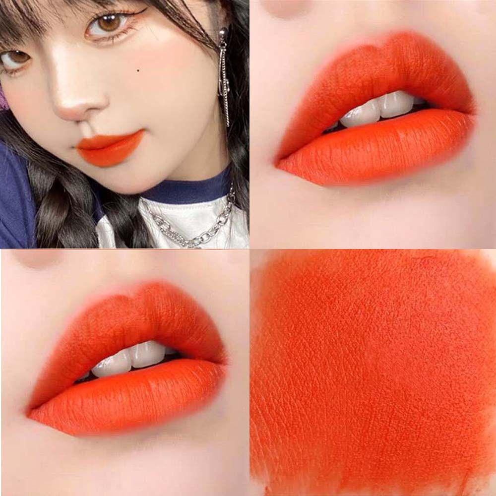 

McCarty Lun Персиково-розовая помада: Нежно-розовый, Розово-красный, Розовый Барби, Персиковый, Розовый, Пурпурно-нюдовые оттенки для матового макияжа в стиле «макияж без макияжа».